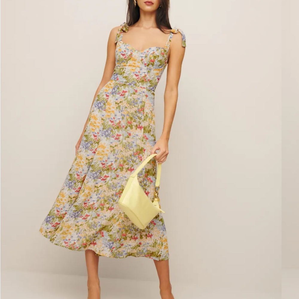 Reformation Floral / countryside  Midi Dress